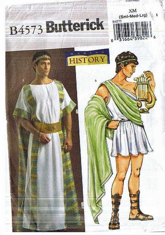 Easy Butterick 4573 Mens' Ancient Greek Tunic Costume
