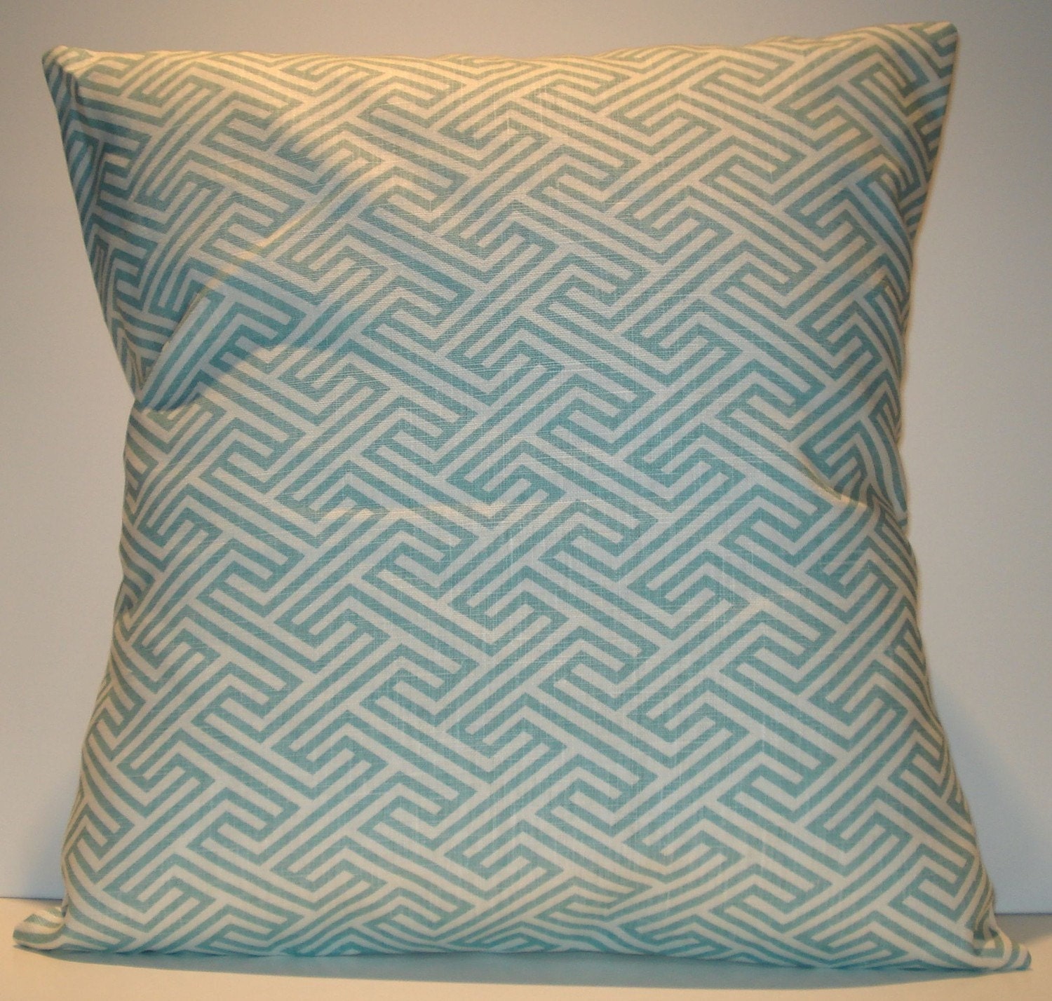New 18x18 inch Designer Handmade Pillow Cases. In Turquoise