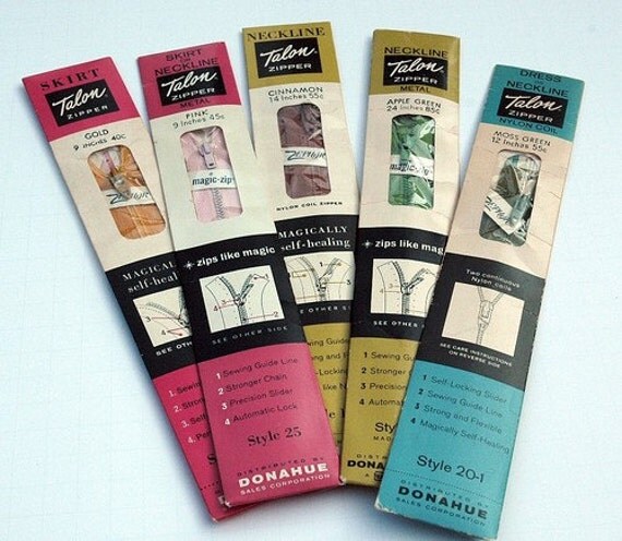 Dating vintage talon zippers