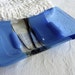 Soap Dish in Periwinkle Blue Glass
