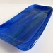 Streaky Blue Glass Tray