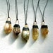 Raw Citrine Crystal & Leather Necklace