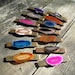 Agate Slice Hair Jewelry. Stone & Vintage Brass Barrettes