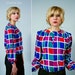 RESERVED..1980s Liz Clairborne Geometric Top SM/MED