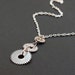 Reserved for Heather- Steampunk Jewelry- 3 Silver Gears Necklace
