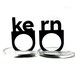 typographic kern acrylic ring set