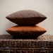 16" DECORATIVE PILLOW COVER - Autumn Harvest Tweed Fleck - Chocolate Brown Fall Decor by JillianReneDecor on Etsy