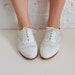 white woven spectator oxfords (us 9 / eur 40)
