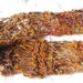 Yellow Gold Harvest Recycled Sari Silk Hand Knit Scarf