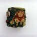 Olive Green Velvet Cuff / Pouting Monkey Cuff / Green Lace - Gold Silk - Monkey Print / Layered Textiles Cuff / OOAK / Gift Under 35