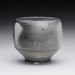 tea cup - yunomi with charcoal gray and turquoise celadon