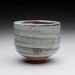 tea cup - yunomi with orange shino and wood ash glazes