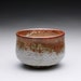 tea bowl - matcha chawan - pottery cup with layered shino glazes