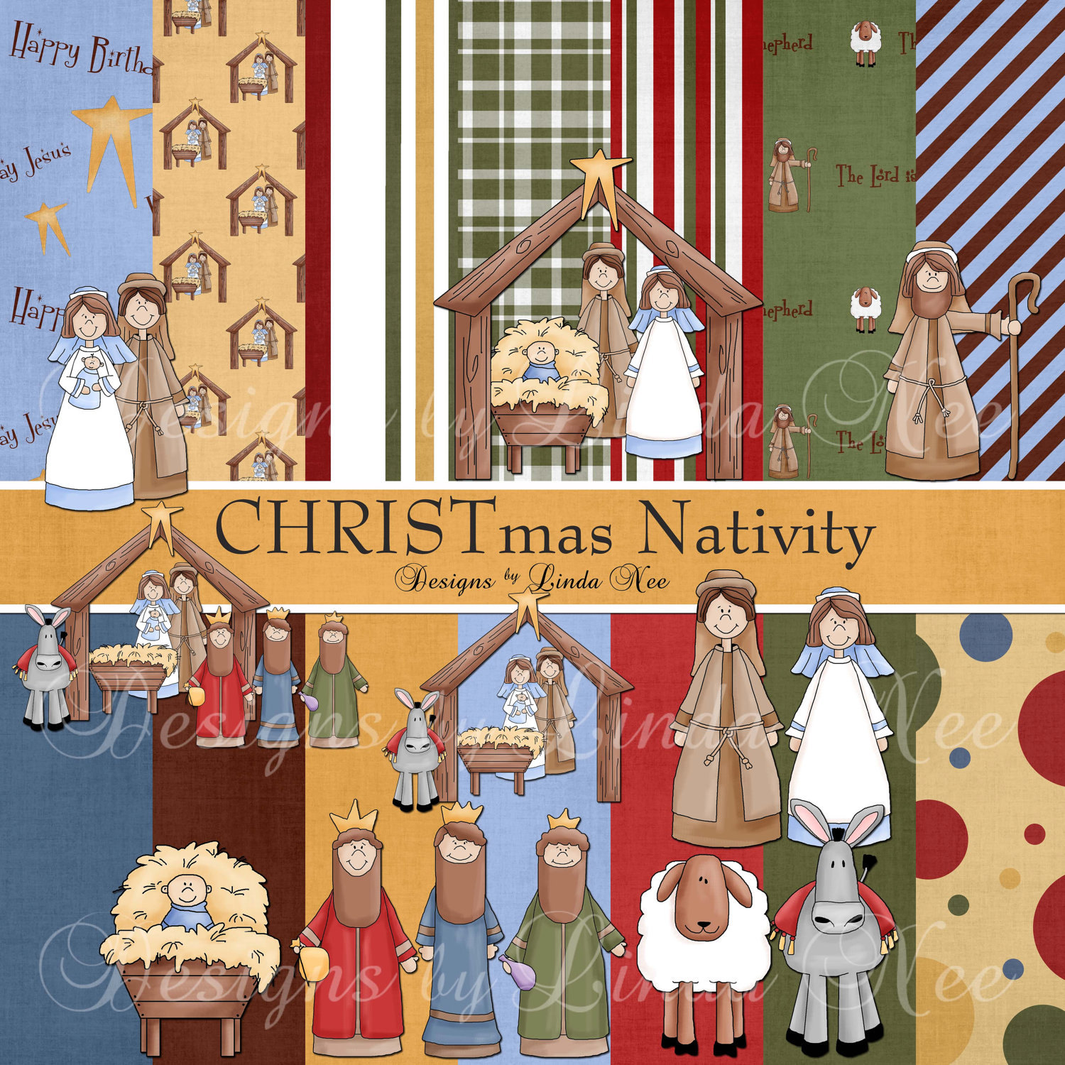 christmas nativity clipart images - photo #3