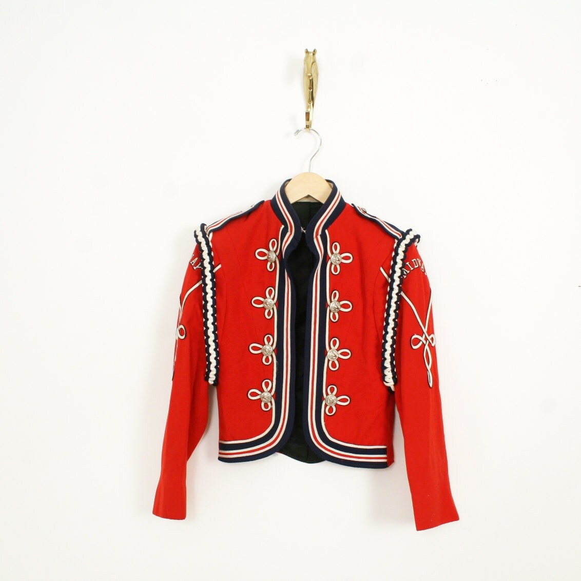 vintage marching band jacket xs