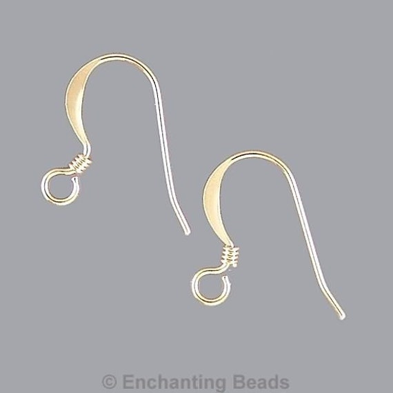 French Hook Earrings GoldPlated 41057 144 Fish Hook