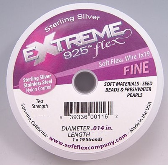 Soft Flex Extreme Sterling Silver Beading Wire by EnchantingBeads