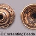 Celtic Bead Caps Gold-Plated Pewter P854 (8)