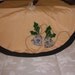 CHRISTMAS TREE SKIRT. Original Hand Sewn Decoration, Price Cut Free Shipping