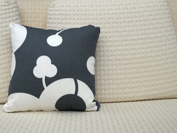 Small Grey/White Pillow Cover