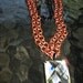 Square Clear Glass Pendant Necklace - Cooper and Black Chunky Chain
