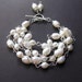Pearl Statement Bracelet - Pearl, Sterling Silver - Miss Coco by Simple Elements Design