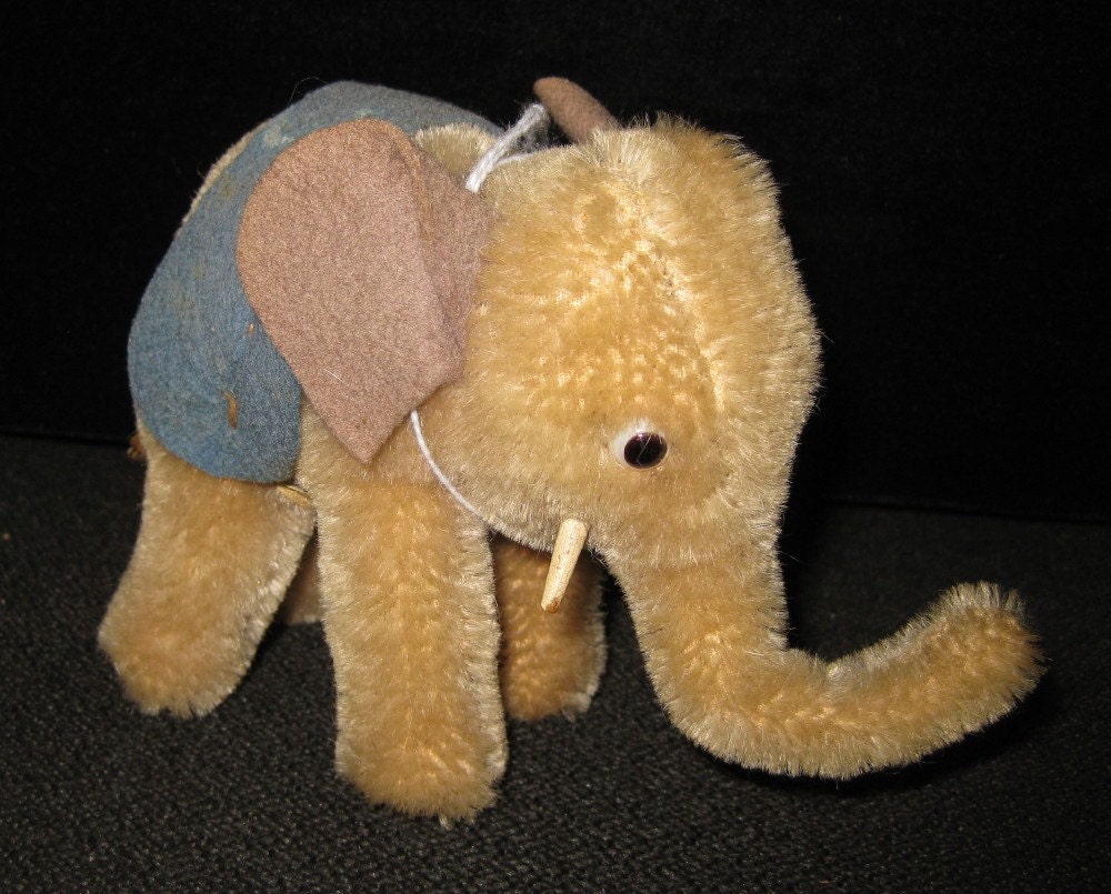 steiff blue elephant