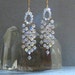 Crystal chandelier earrings