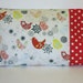Red Birds- Travel or Toddler Pillow Case