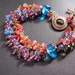 The Deborah Bracelet - Amethyst, apatite, pearl, smokey quartz and copper bracelet