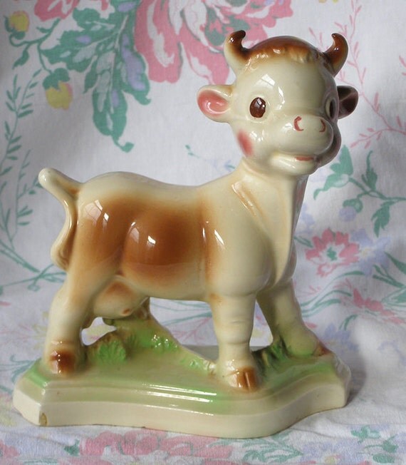 Rempel Milky Cow Vintage Ceramic Figurine
