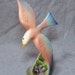 SALE... Art Pottery Bird Figurine.. Vintage Mid-Century Ceramic Figurine