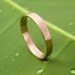 14K Rose Gold Hand Forged Medium Band