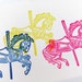 Hand Carved Rubber Stamp, Merry-Go-Round (Carousel)