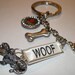 DOG CHARM KEY RING