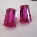 SALE - Sale - Stunning Hot Pink Topaz Gemstones - Matching AAA Luxe Pair - Tcw.51.35 - Huge Beauties