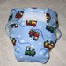 Baby Doll Cloth Diaper - Choo Choo Trains-Adjustable to fit Bitty Baby Alive, Cabbage Patch,American Girl Dolls and More