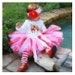 Candy Cane Lane SEWN Christmas Tutu---AS SEEN ON THE VIEW---sz nb\/5--matching headband with flower clip included-Perfect For Christmas Portraits