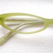 Vintage Slim Cat Eye Eyeglass Frames in Soft Kiwi Green Etsy Front Page 8 17 11