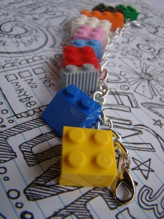 Chunky Lego Charm Bracelet