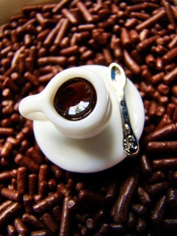 Highly Caffeinated Coffee Cup Ring