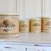 Set of Vintage Tin Canisters - Mother Earth's Brand