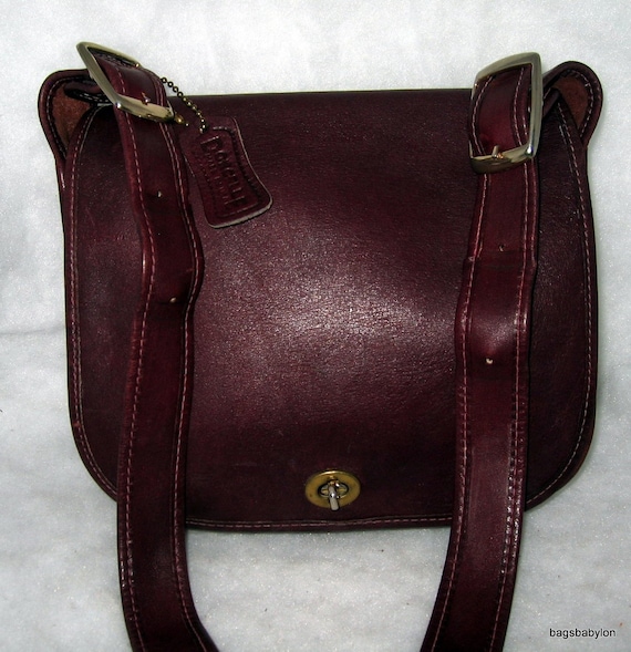 DORCELLE glove tanned genuine lthr classic style saddle bag