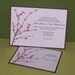 Cherry blossom wedding invitations SAMPLE