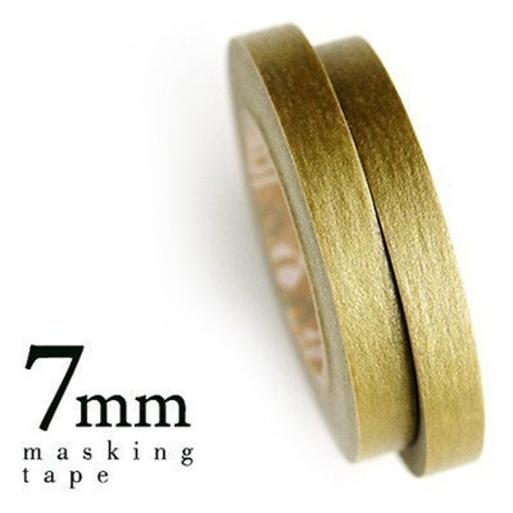 Elegant Matte Gold Thin Washi Paper Deco Decor Tape Sticker
