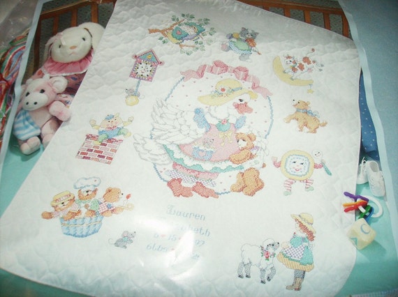 Dimensions A SEASON FOR EVERYTHING Stamped Cross Stitch Kit NEW Sealed