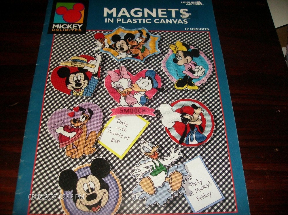 Disney Plastic Canvas Patterns Mickey Unlimited by ClassyStitches