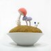 Customized Nursery Home Decor - Twin Boys Mushroom Pincushion Made To Order