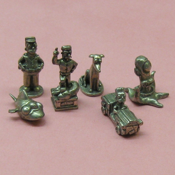 Simpsons Monopoly Game Pieces Pewter Game Pieces