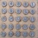 Vintage Numbered Tacks Tack Markers Numbering Tacks Screen Markers DIY Jewelry Steampunk Pendant Earring Earrings